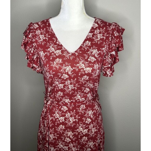 Lauren Ralph Lauren Dresses & Skirts - Lauren Ralph Lauren Spring Floral Butterfly Ruffle Sleeves Long Summer Dress Med